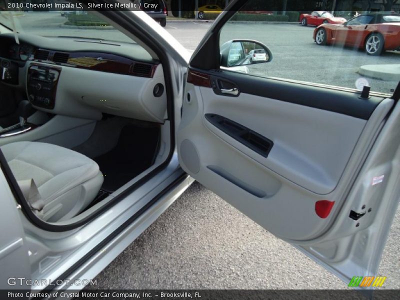 Silver Ice Metallic / Gray 2010 Chevrolet Impala LS