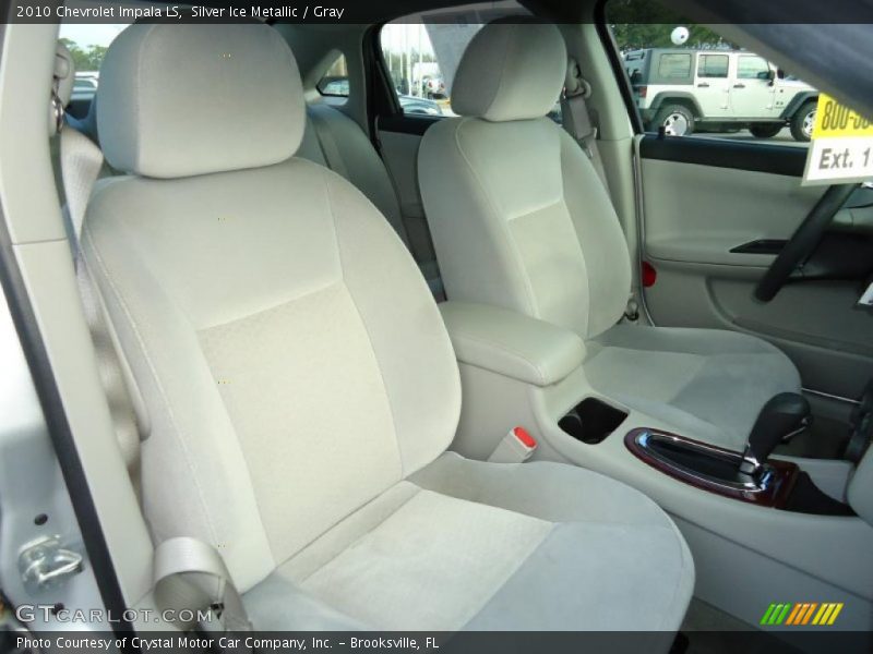 Silver Ice Metallic / Gray 2010 Chevrolet Impala LS