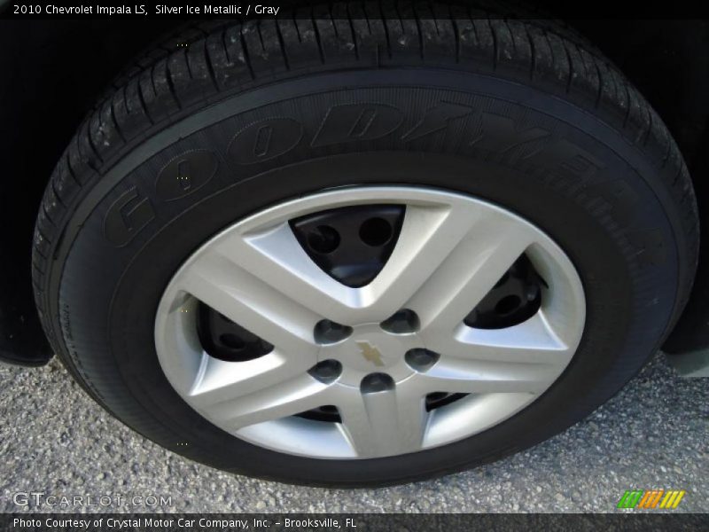 Silver Ice Metallic / Gray 2010 Chevrolet Impala LS