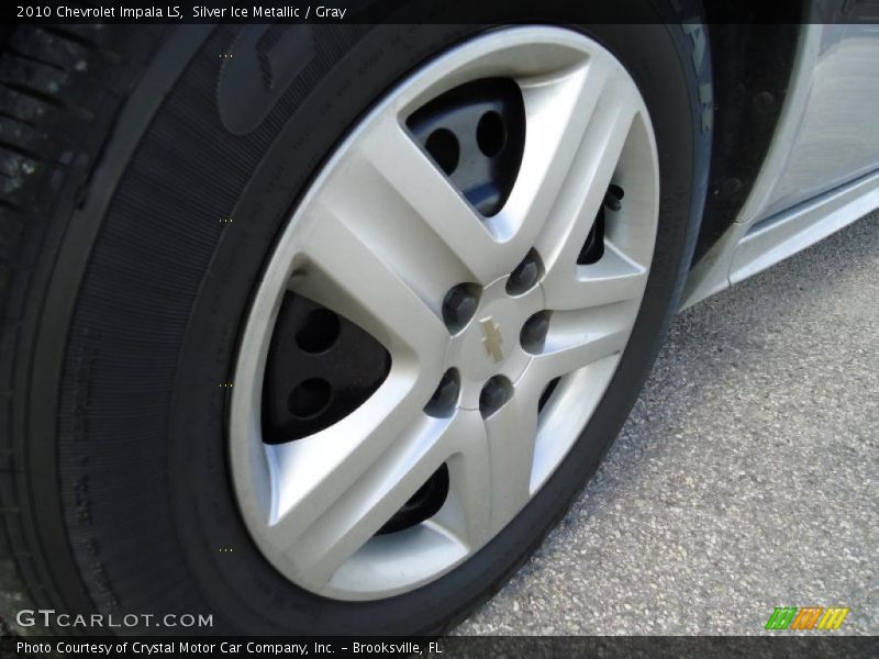Silver Ice Metallic / Gray 2010 Chevrolet Impala LS