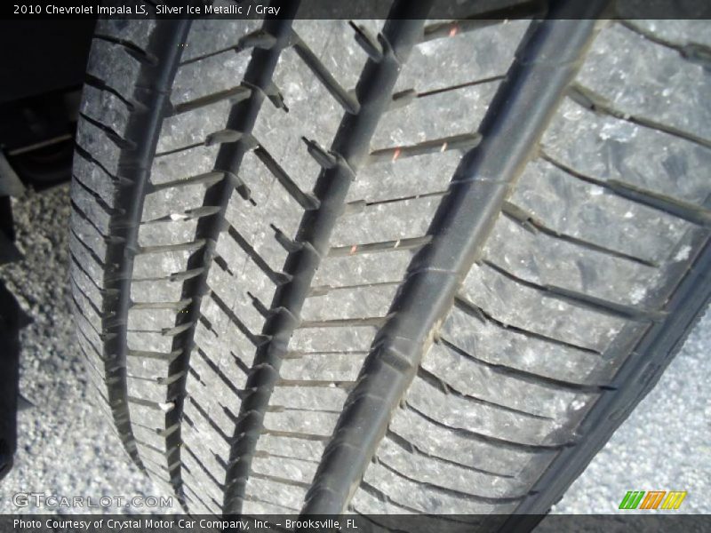 Silver Ice Metallic / Gray 2010 Chevrolet Impala LS