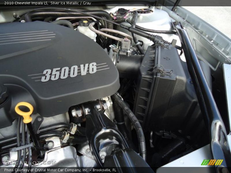 Silver Ice Metallic / Gray 2010 Chevrolet Impala LS