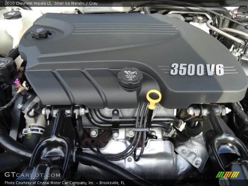 Silver Ice Metallic / Gray 2010 Chevrolet Impala LS