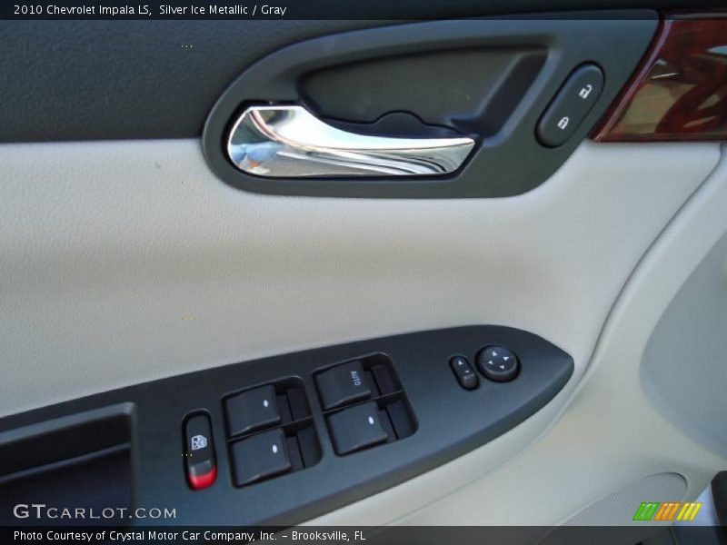 Silver Ice Metallic / Gray 2010 Chevrolet Impala LS