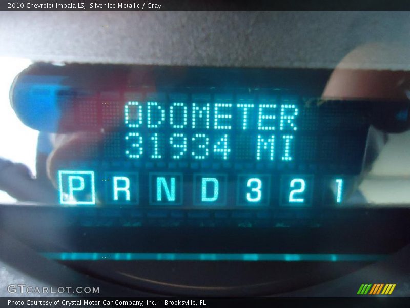Silver Ice Metallic / Gray 2010 Chevrolet Impala LS