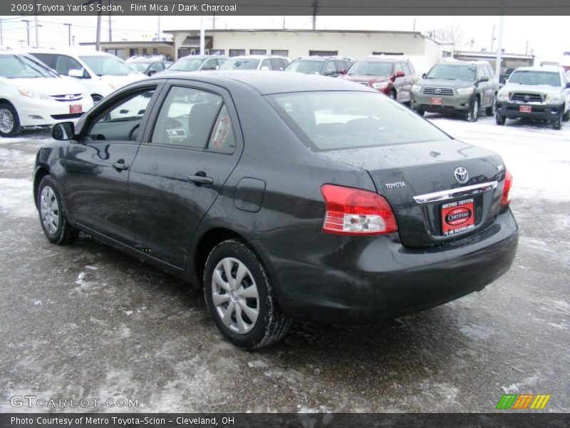 Flint Mica / Dark Charcoal 2009 Toyota Yaris S Sedan