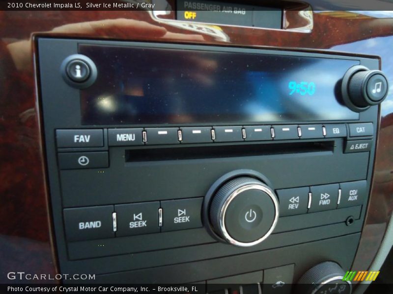 Silver Ice Metallic / Gray 2010 Chevrolet Impala LS