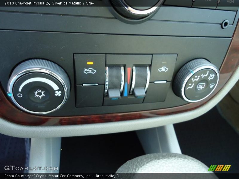 Silver Ice Metallic / Gray 2010 Chevrolet Impala LS