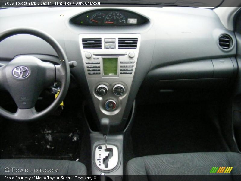 Flint Mica / Dark Charcoal 2009 Toyota Yaris S Sedan