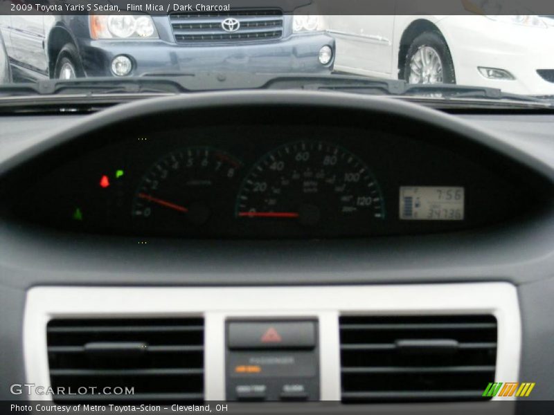 Flint Mica / Dark Charcoal 2009 Toyota Yaris S Sedan