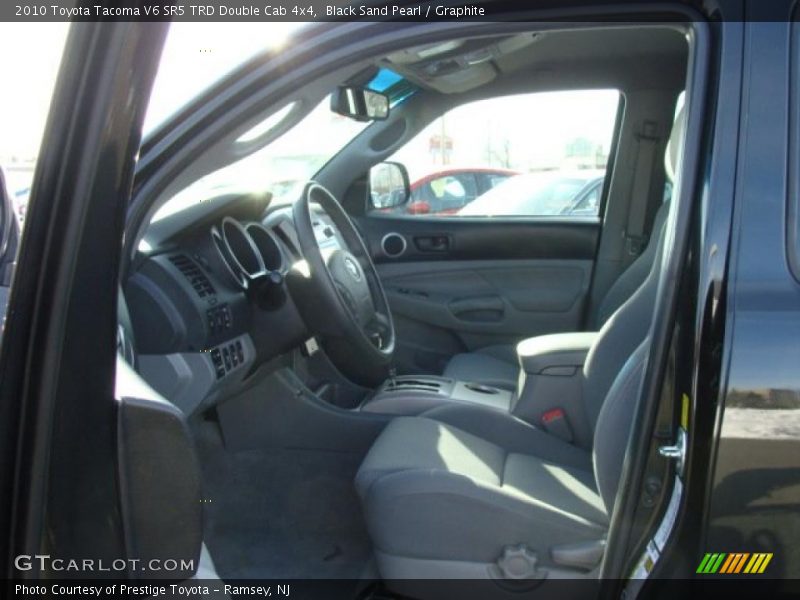 Black Sand Pearl / Graphite 2010 Toyota Tacoma V6 SR5 TRD Double Cab 4x4