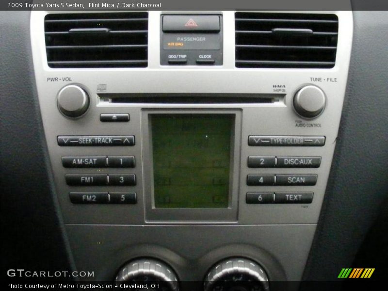 Flint Mica / Dark Charcoal 2009 Toyota Yaris S Sedan