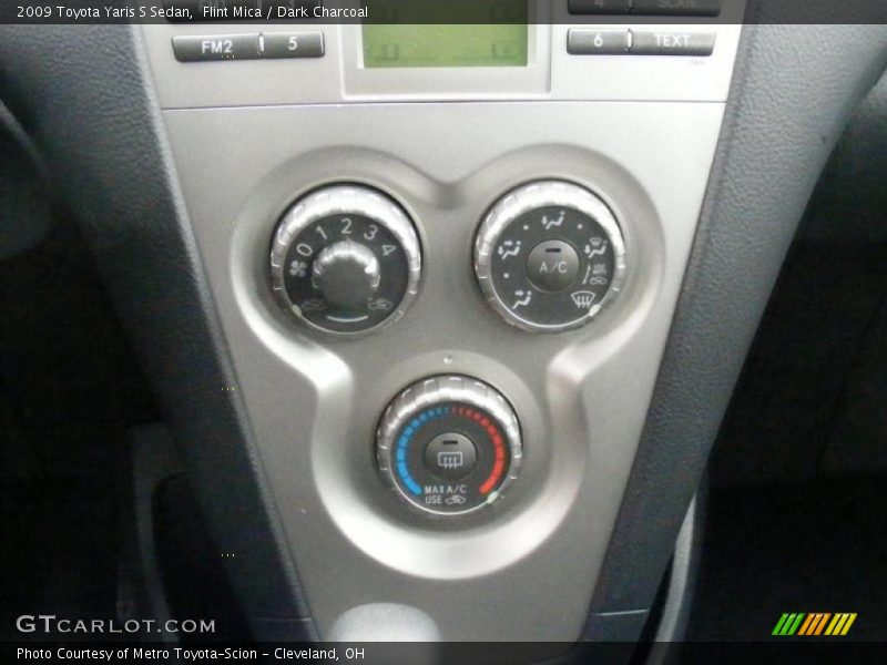 Flint Mica / Dark Charcoal 2009 Toyota Yaris S Sedan