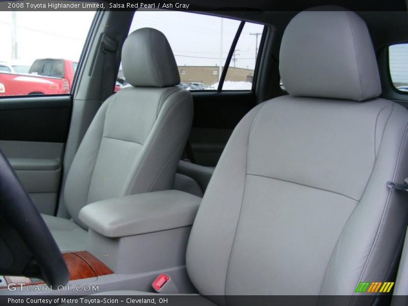  2008 Highlander Limited Ash Gray Interior