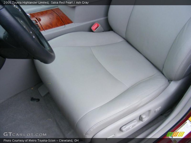 Salsa Red Pearl / Ash Gray 2008 Toyota Highlander Limited