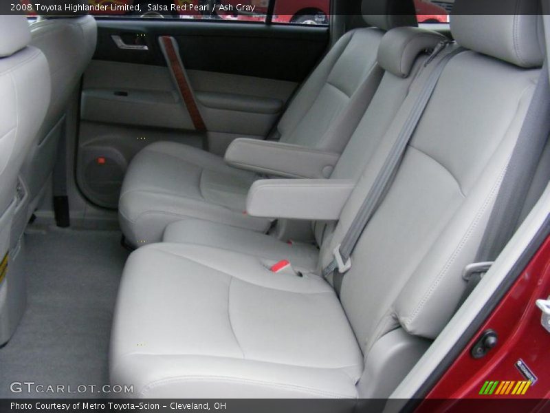  2008 Highlander Limited Ash Gray Interior