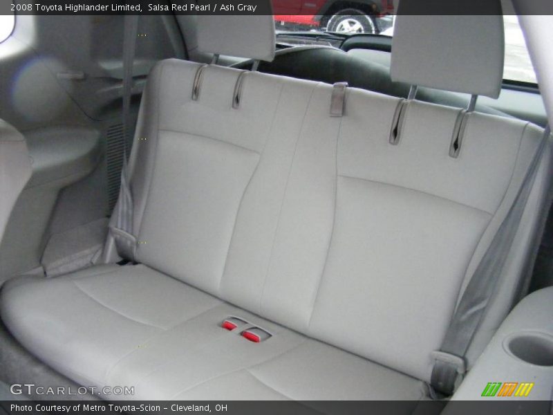 Salsa Red Pearl / Ash Gray 2008 Toyota Highlander Limited
