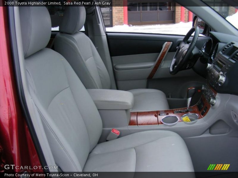  2008 Highlander Limited Ash Gray Interior