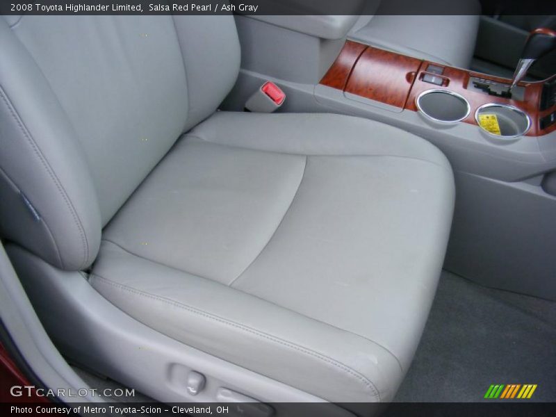  2008 Highlander Limited Ash Gray Interior