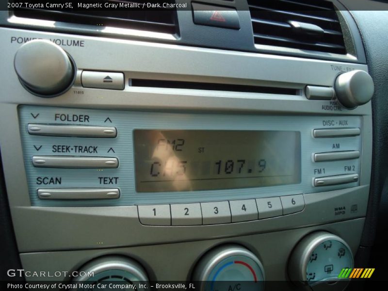 Magnetic Gray Metallic / Dark Charcoal 2007 Toyota Camry SE
