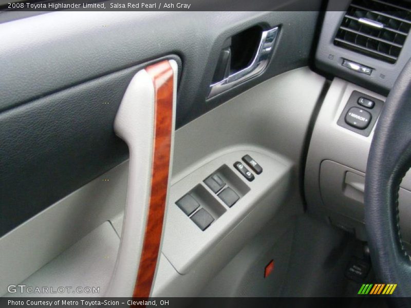 Salsa Red Pearl / Ash Gray 2008 Toyota Highlander Limited
