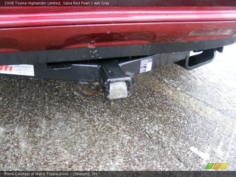 Salsa Red Pearl / Ash Gray 2008 Toyota Highlander Limited
