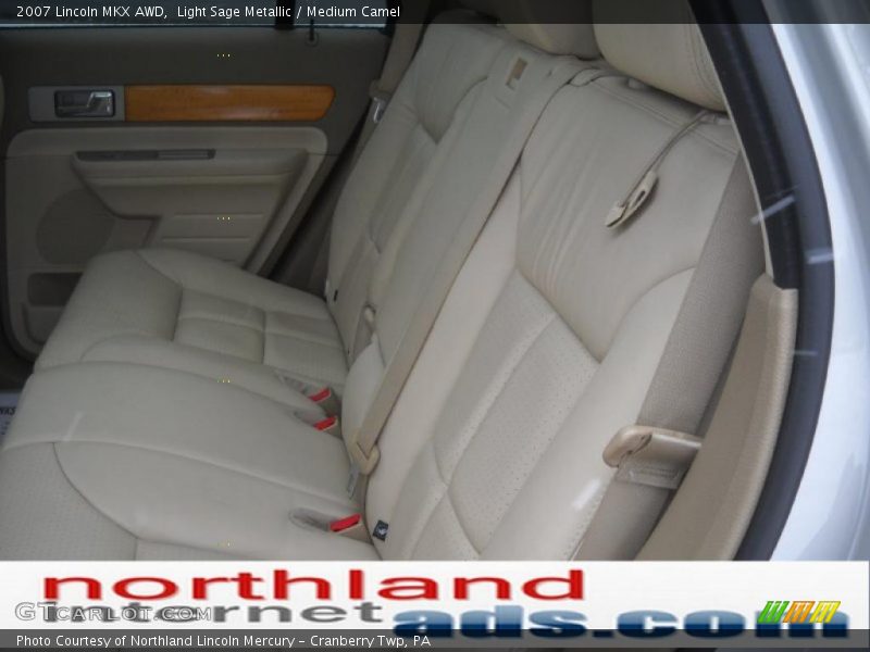 Light Sage Metallic / Medium Camel 2007 Lincoln MKX AWD