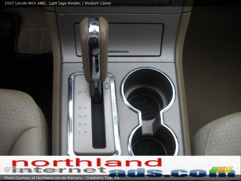 Light Sage Metallic / Medium Camel 2007 Lincoln MKX AWD