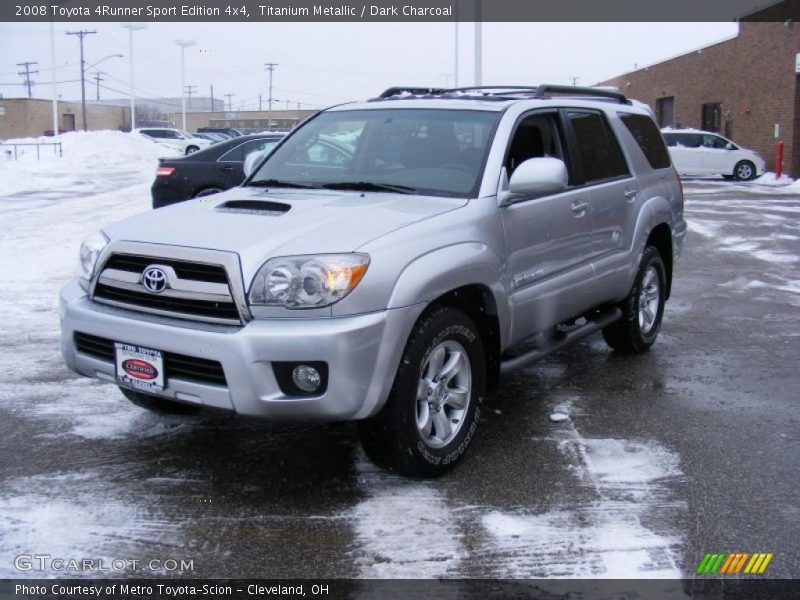 Titanium Metallic / Dark Charcoal 2008 Toyota 4Runner Sport Edition 4x4
