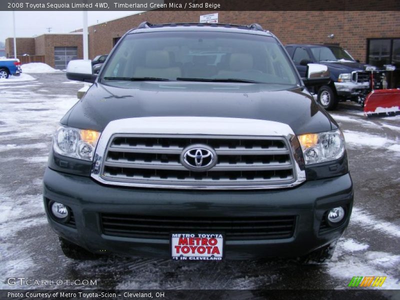 Timberland Green Mica / Sand Beige 2008 Toyota Sequoia Limited 4WD