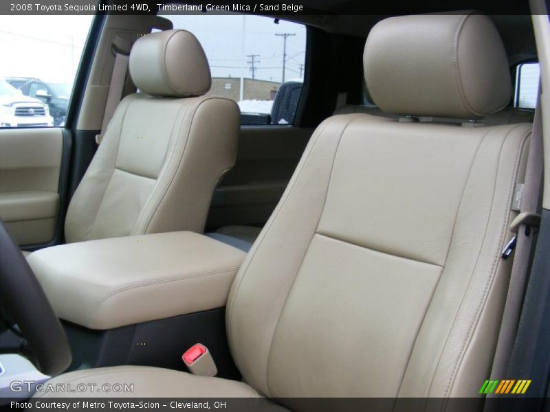 Timberland Green Mica / Sand Beige 2008 Toyota Sequoia Limited 4WD