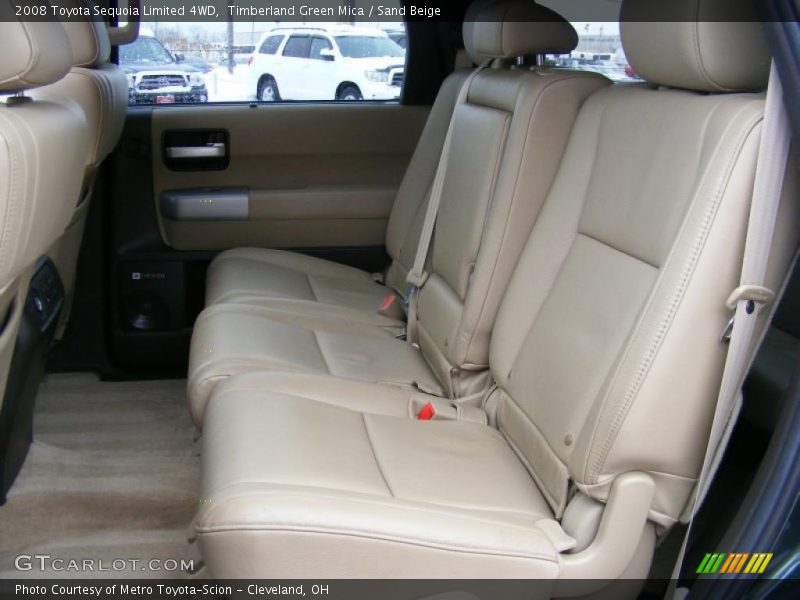 Timberland Green Mica / Sand Beige 2008 Toyota Sequoia Limited 4WD