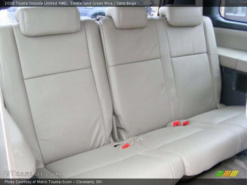 Timberland Green Mica / Sand Beige 2008 Toyota Sequoia Limited 4WD
