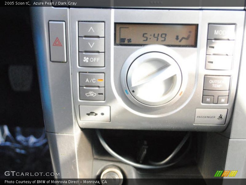 Azure Pearl / Dark Gray 2005 Scion tC