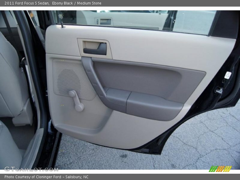 Ebony Black / Medium Stone 2011 Ford Focus S Sedan