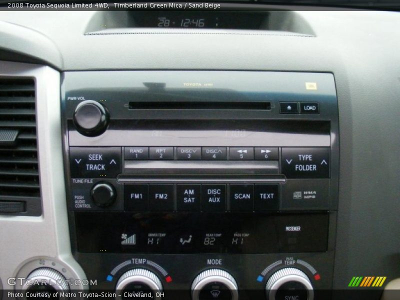Timberland Green Mica / Sand Beige 2008 Toyota Sequoia Limited 4WD