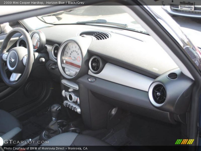 Horizon Blue / Black/Grey 2009 Mini Cooper Hardtop