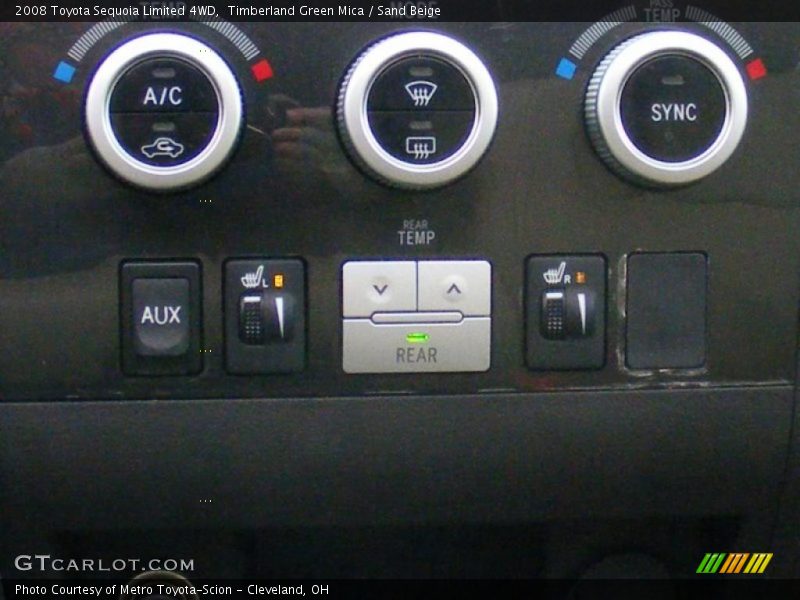 Timberland Green Mica / Sand Beige 2008 Toyota Sequoia Limited 4WD