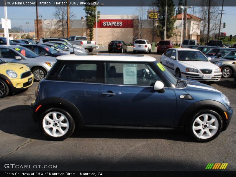 Horizon Blue / Black/Grey 2009 Mini Cooper Hardtop