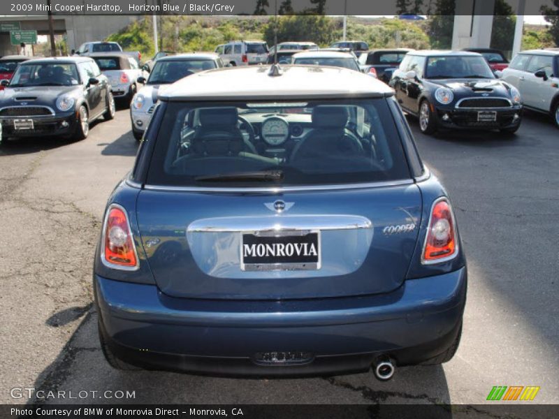 Horizon Blue / Black/Grey 2009 Mini Cooper Hardtop