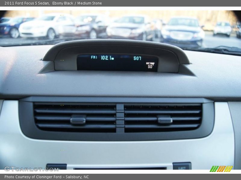 Ebony Black / Medium Stone 2011 Ford Focus S Sedan