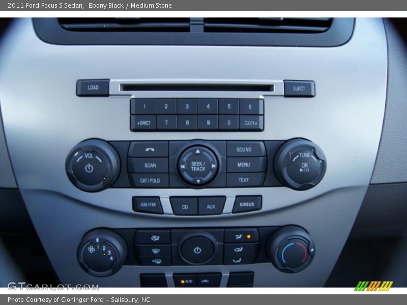 Ebony Black / Medium Stone 2011 Ford Focus S Sedan