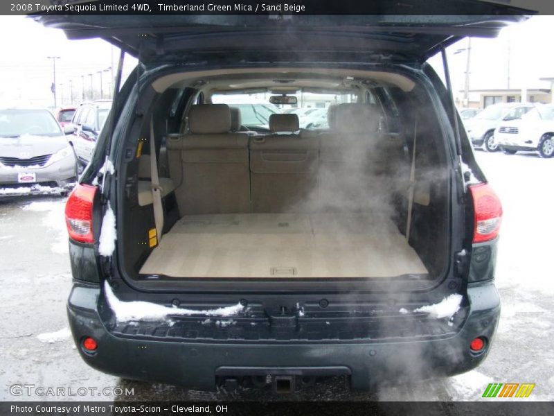 Timberland Green Mica / Sand Beige 2008 Toyota Sequoia Limited 4WD