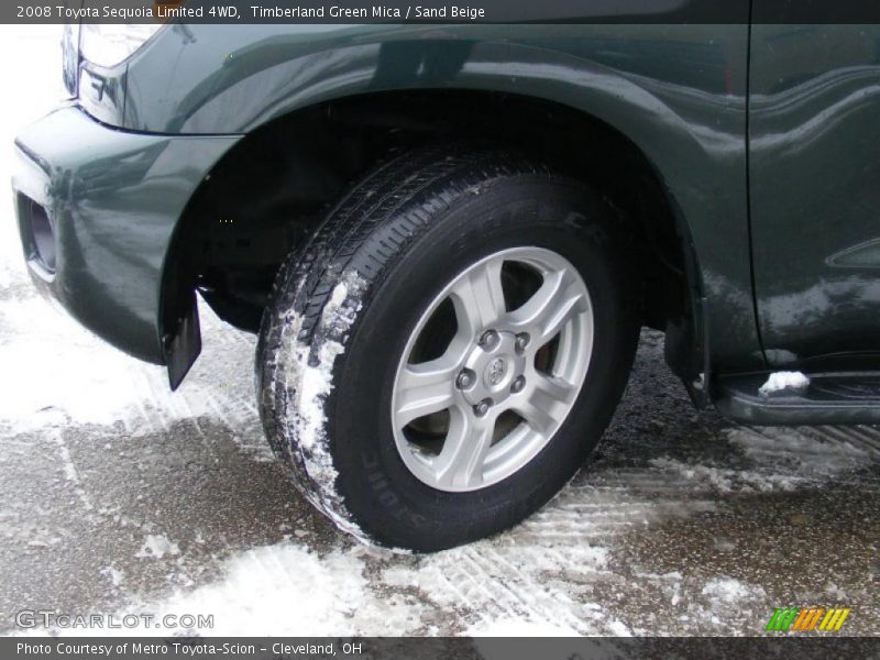 Timberland Green Mica / Sand Beige 2008 Toyota Sequoia Limited 4WD