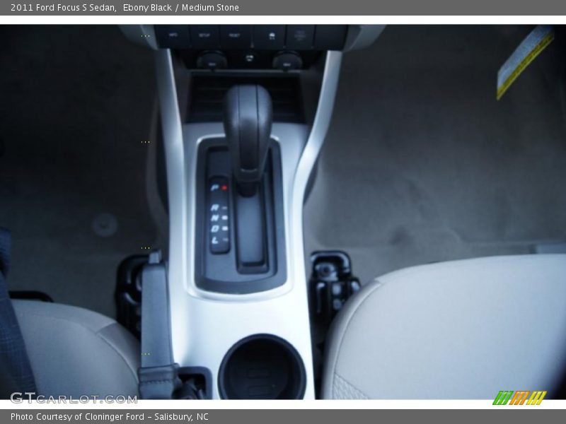 Ebony Black / Medium Stone 2011 Ford Focus S Sedan