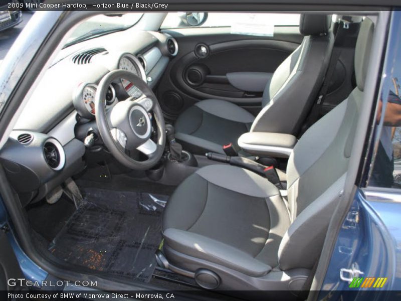 Horizon Blue / Black/Grey 2009 Mini Cooper Hardtop