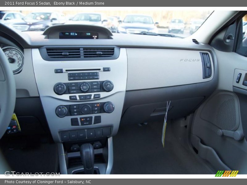 Ebony Black / Medium Stone 2011 Ford Focus S Sedan