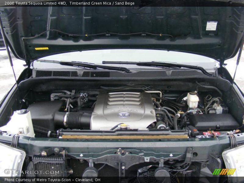 Timberland Green Mica / Sand Beige 2008 Toyota Sequoia Limited 4WD