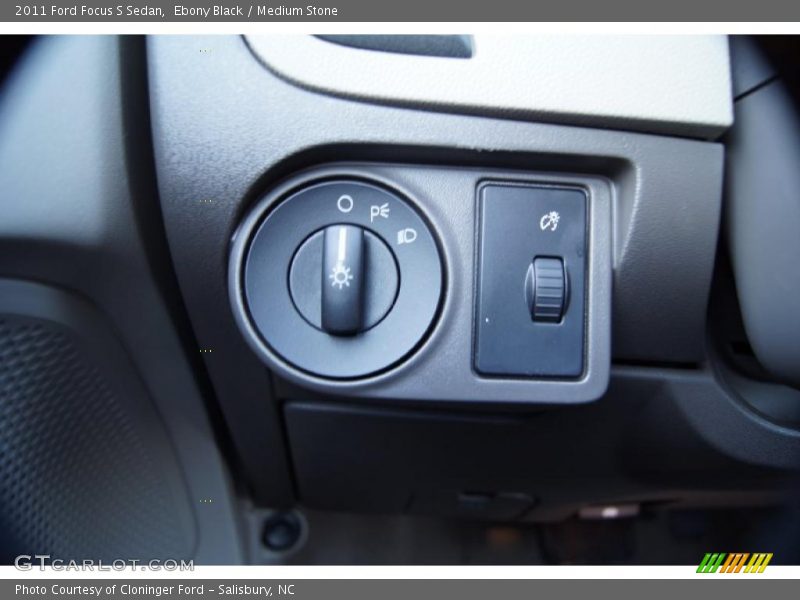 Ebony Black / Medium Stone 2011 Ford Focus S Sedan