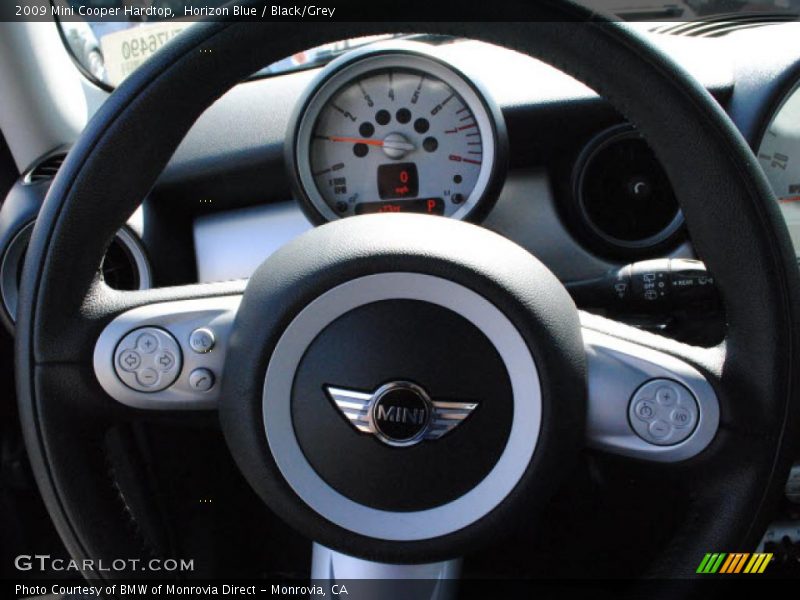 Horizon Blue / Black/Grey 2009 Mini Cooper Hardtop